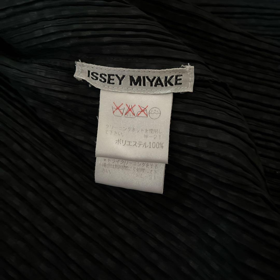 ISSEY MIYAKE シャギー ジャケット プリーツプリーズ ブラックM
