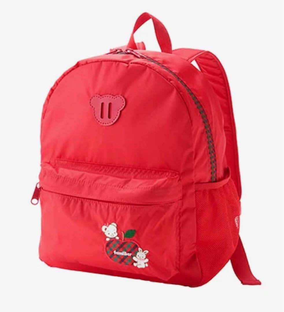 ファミリア 赤 リュックサック M