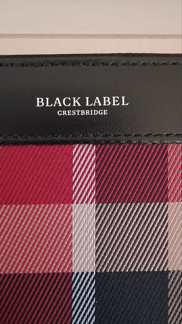 【新品ショップ袋付】ブラックレーベル クレストブリッジ ラウンドジップウォレット