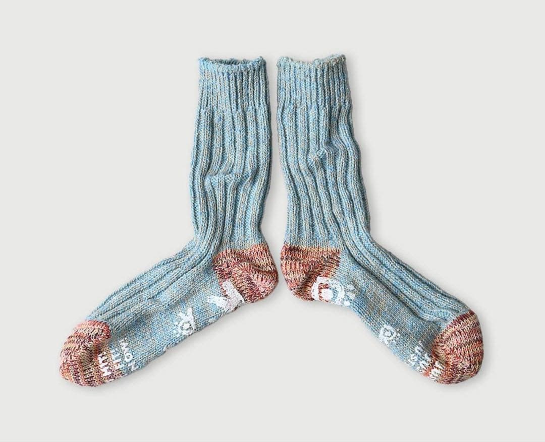 45R ONEONE 宝物のいろいろウール紡ローゲージ靴下　3足セット