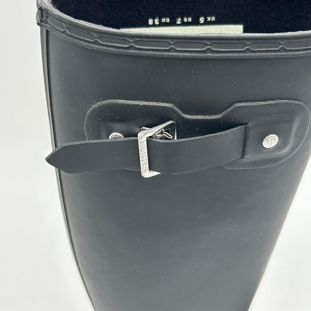 HUNTER ハンター レインロングブーツ ブラック 長靴 24cm 箱付き