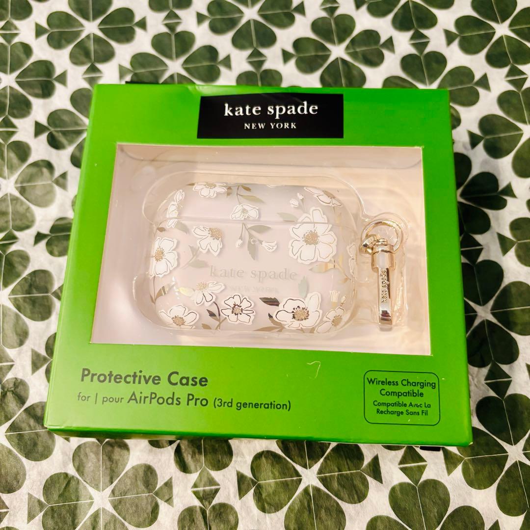 ケイトスペード AirPodsPro3 ケース 花柄