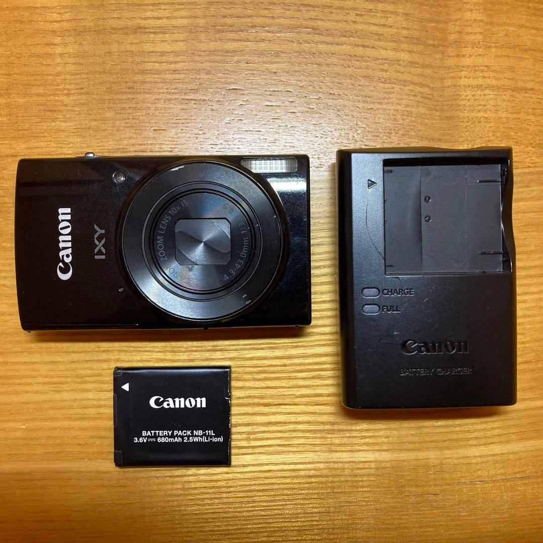 Canon IXY190 コンパクトデジタルカメラ ブラック