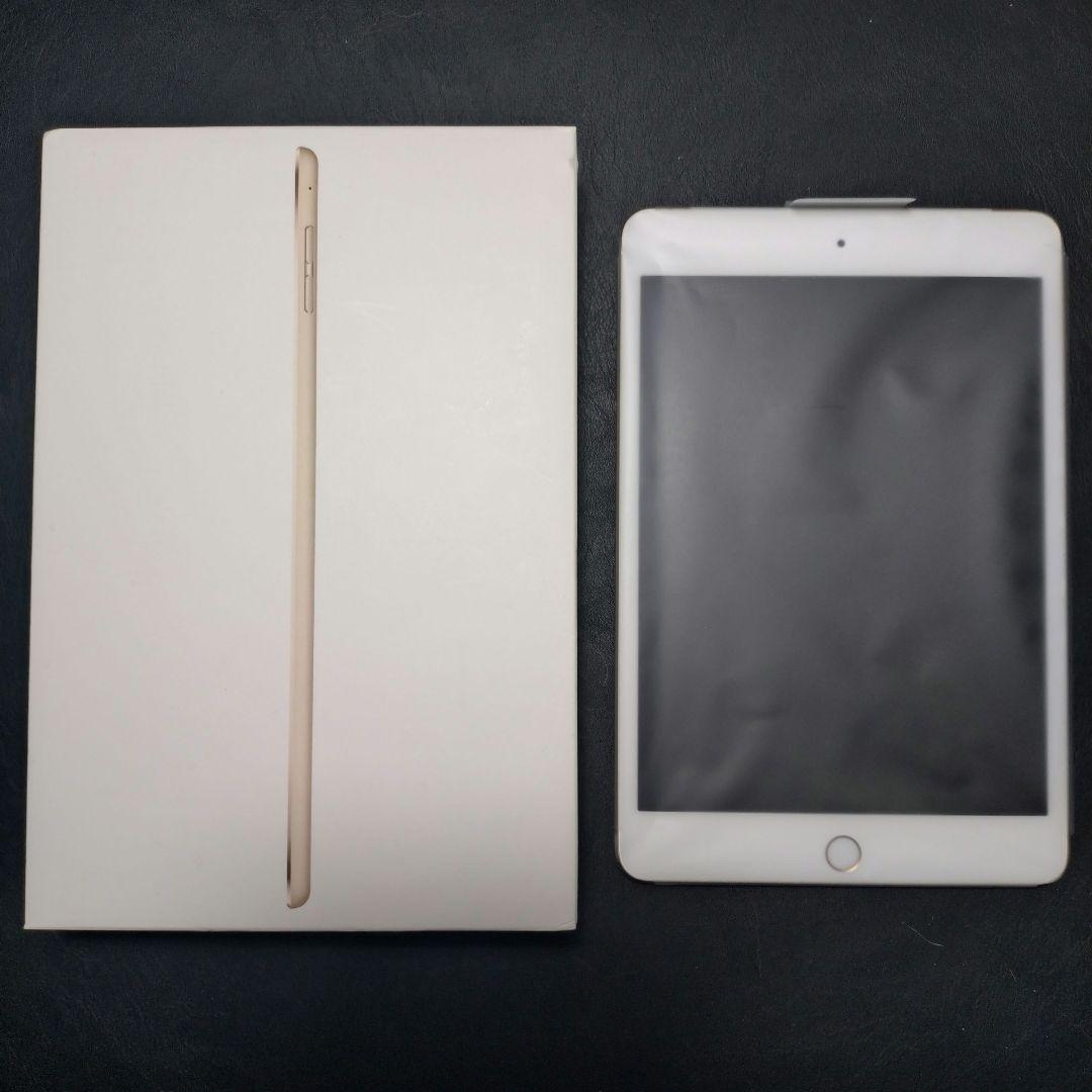 【美品・箱付】iPad mini 4 16GB ゴールド SIMロック解除済