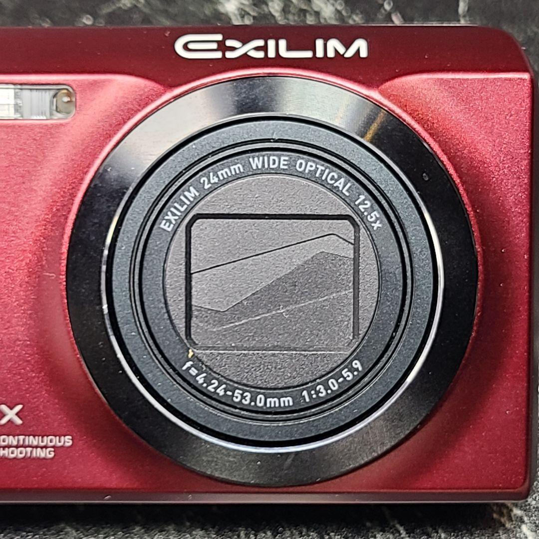 【CASIO】カシオ EXILIM EX-ZR300　1610万画素　レッド
