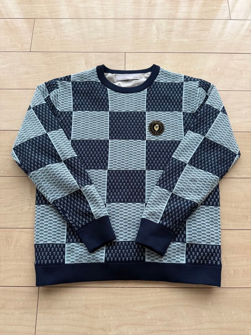 V12 VTWELVE トップス ゴルフウェア ニット 防風裏地 サイズL