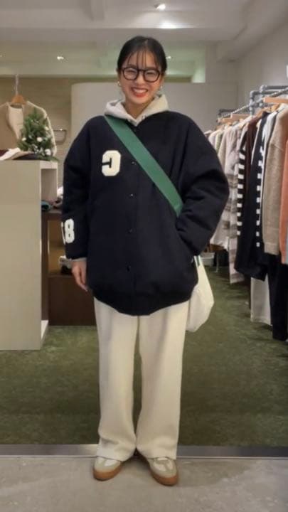 ⭐︎ YA-YA(ヤヤ) ’Whale’メルトンスタジャン⭐︎canaljean⭐︎