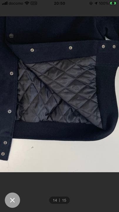 ⭐︎ YA-YA(ヤヤ) ’Whale’メルトンスタジャン⭐︎canaljean⭐︎