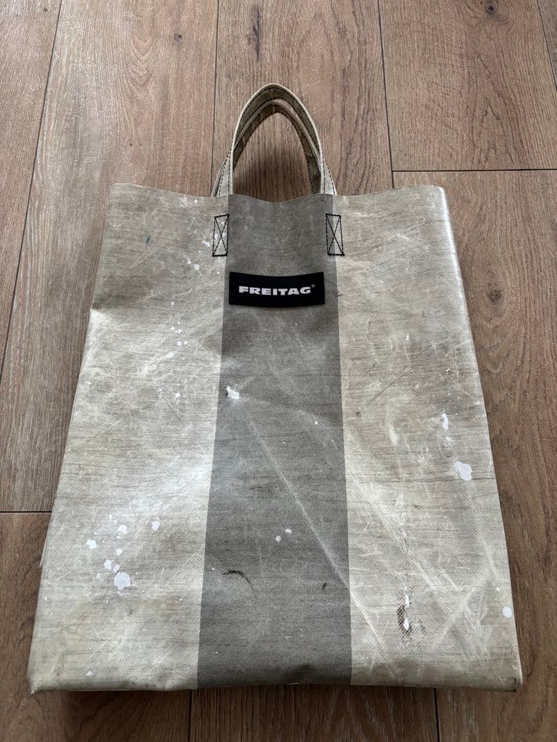 FREITAG F52MIAMI VICEトートバッグ ベージュ/グレー