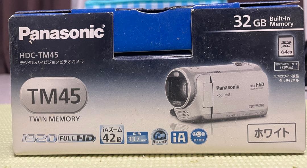 あ*い様 Panasonic HDC-TM45 デジタルハイビジョンカメラ　ホワ