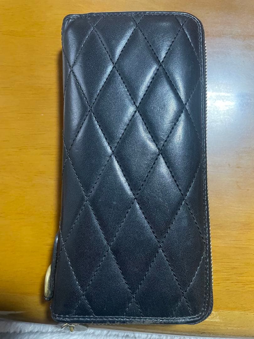 zoo 長財布 希少 黒✖︎赤 栃木レザー