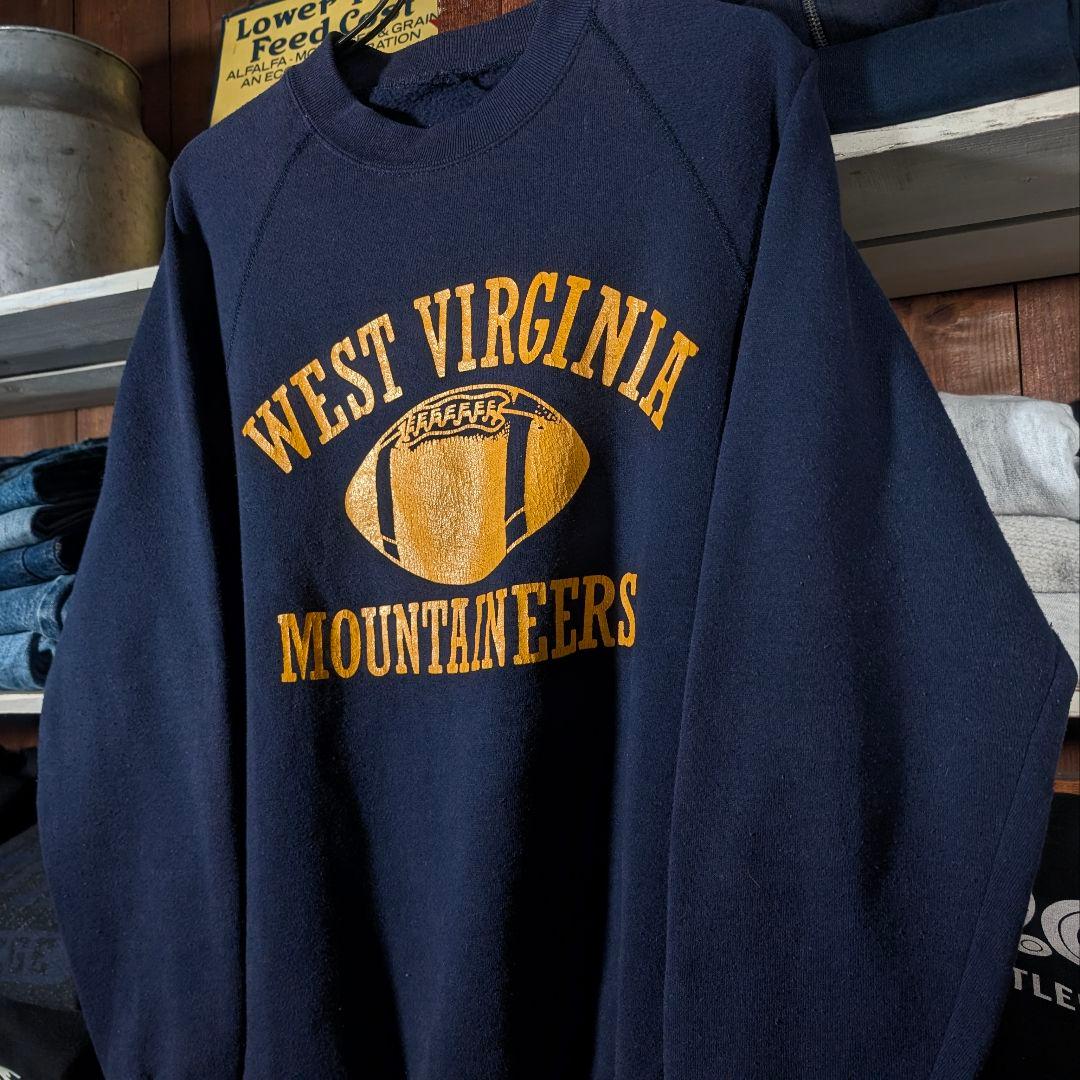 70s　USA製　ビンテージ　スウェット　三段　バージニア州　カレッジプリント