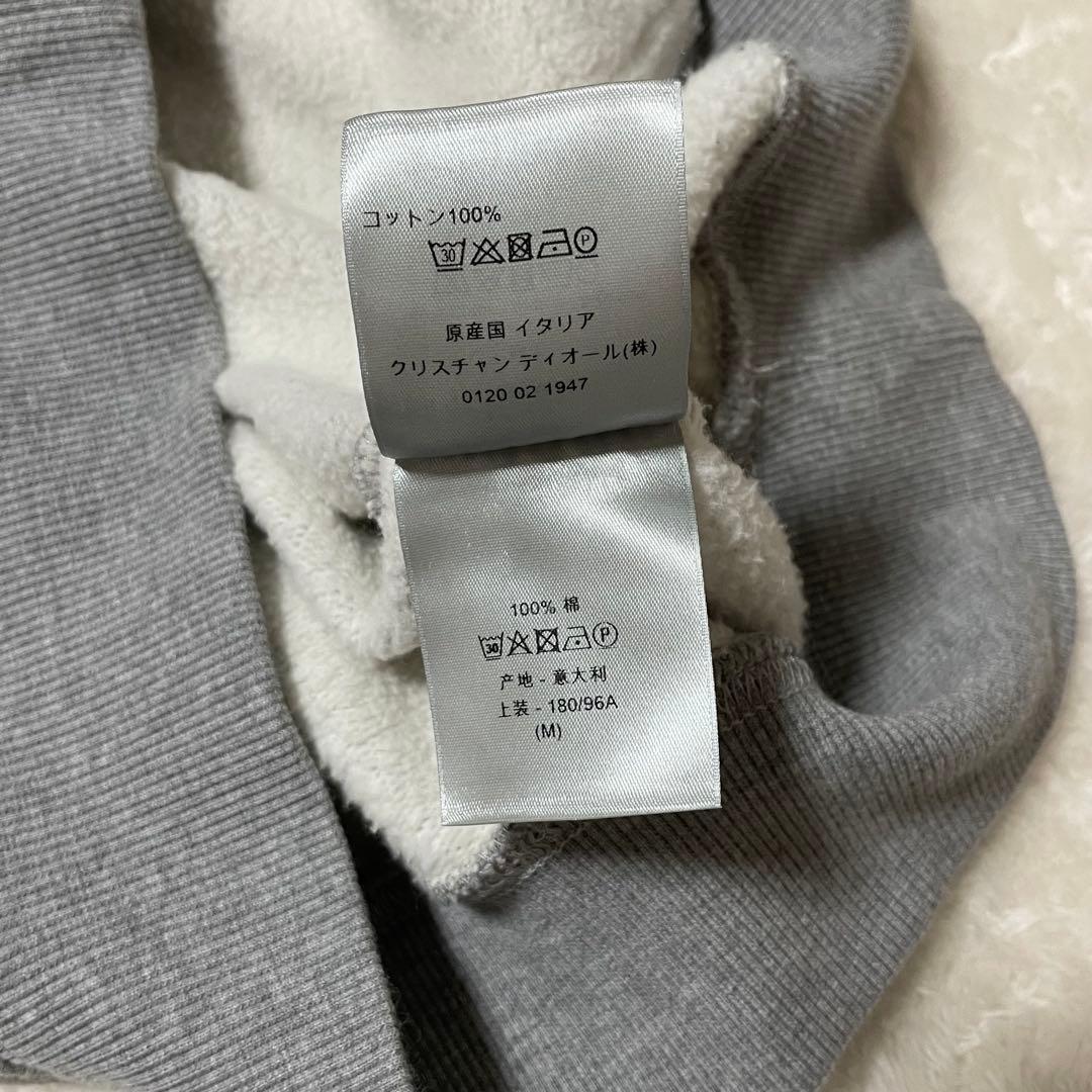 ディオール　パーカー　スウェット　CDロゴ　Mサイズ