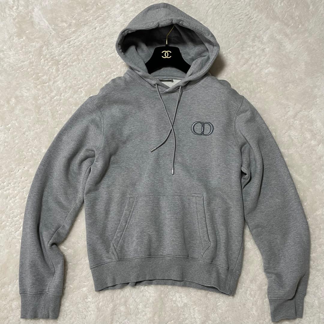ディオール　パーカー　スウェット　CDロゴ　Mサイズ