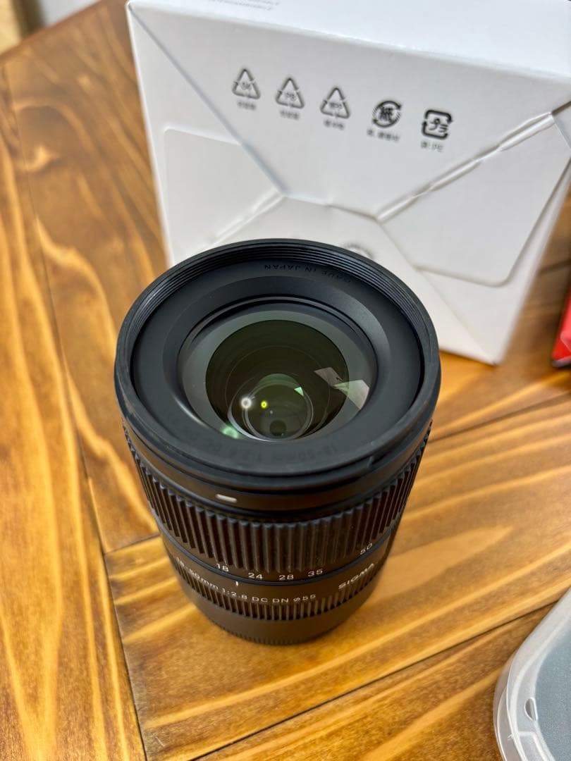 SIGMA 18-50mm F2.8 DC DN レンズ　Eマウント