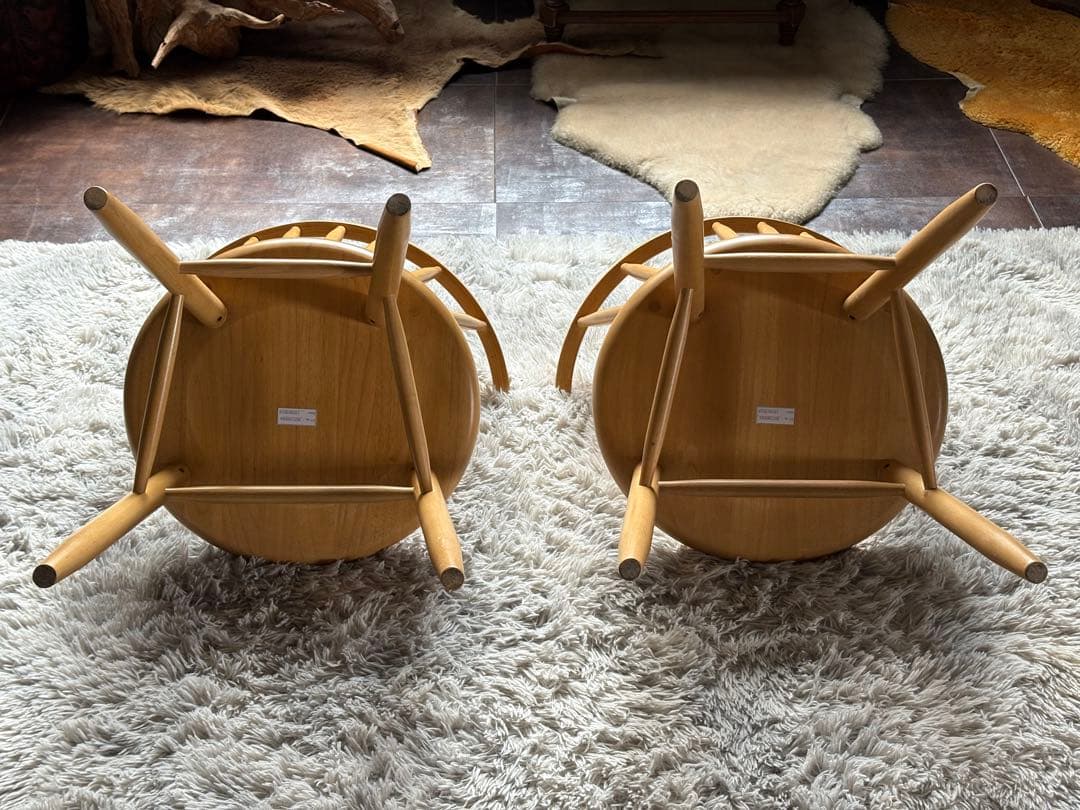 ①cherry 桜屋工業　ウィンザーチェア　アームチェア　オークレイチェア　YZ