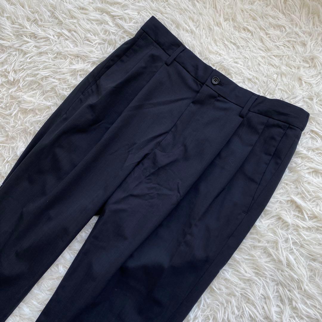 グリーンレーベルリラクシング ノーカラー セットアップ パンツスーツ M