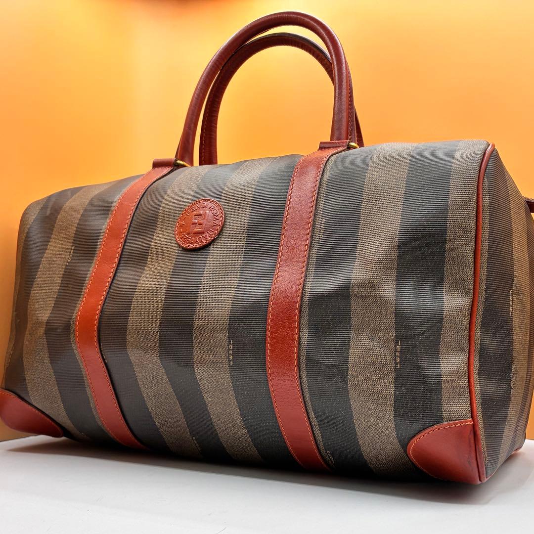 フェンディ FENDI ペカン ペカン柄 ボストンバッグ ハンドバッグ