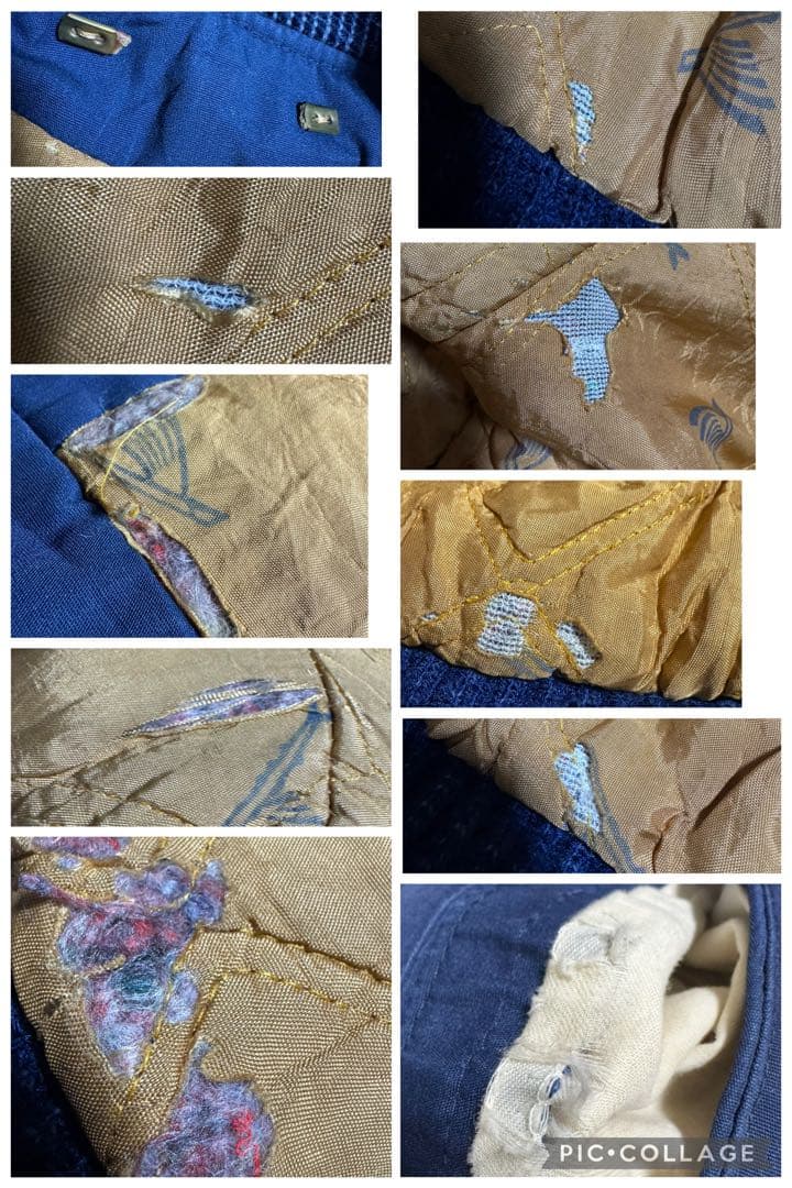 稀少 Catalina 70s 80s 中綿ダービージャケット 46 ネイビー