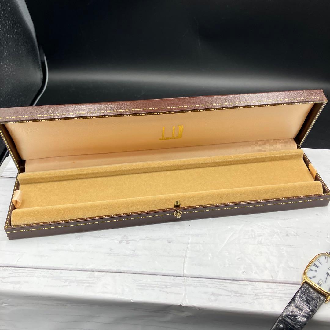 dunhill ダンヒル レクタンギュラー ローマンインデックス ホワイト