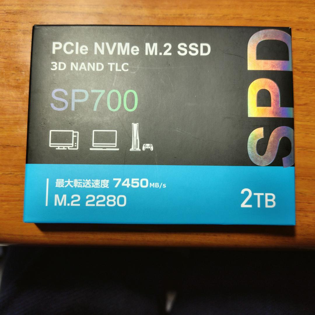 内蔵型SSD SPD SP700-2TNGH(2TB NVMe M.2 SSD)