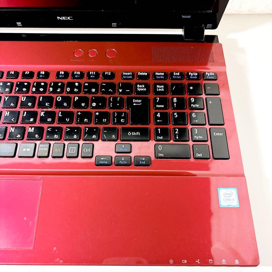 快適動作SSD✨在宅ワークに カメラ フルHD 第7世代 ノートパソコン NEC