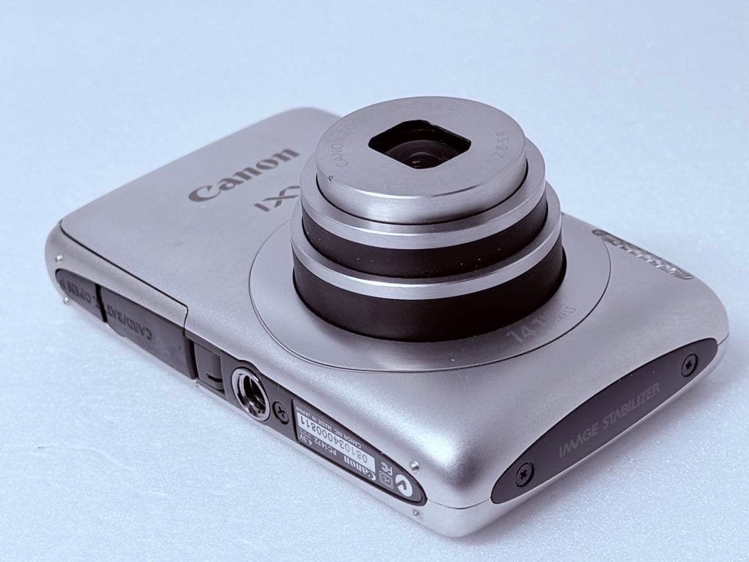 Canon IXY 400F シルバー 動作確認済 薄型 軽量 コンデジ レトロ