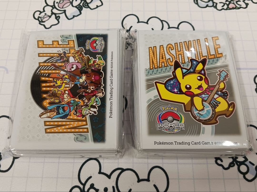 WCS ナッシュビル 2種セット デッキシールド ポケモンカード スリーブ