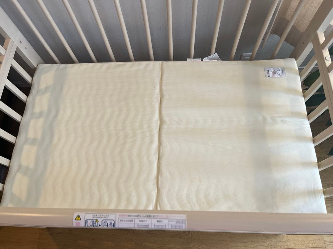 familiar ベビーベッド ホワイトアッシュカラー　ファミリア