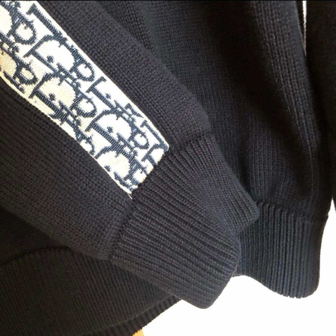 DIOR ディオール　オブリークコットンジャージー オブリーク柄　ニット　M