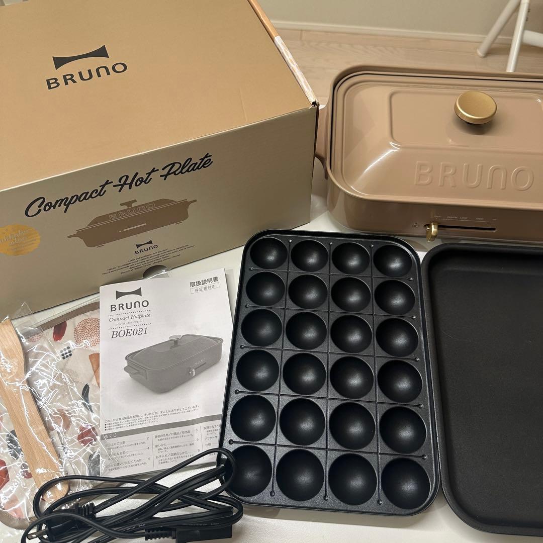 BRUNO コンパクトホットプレート たこ焼き器