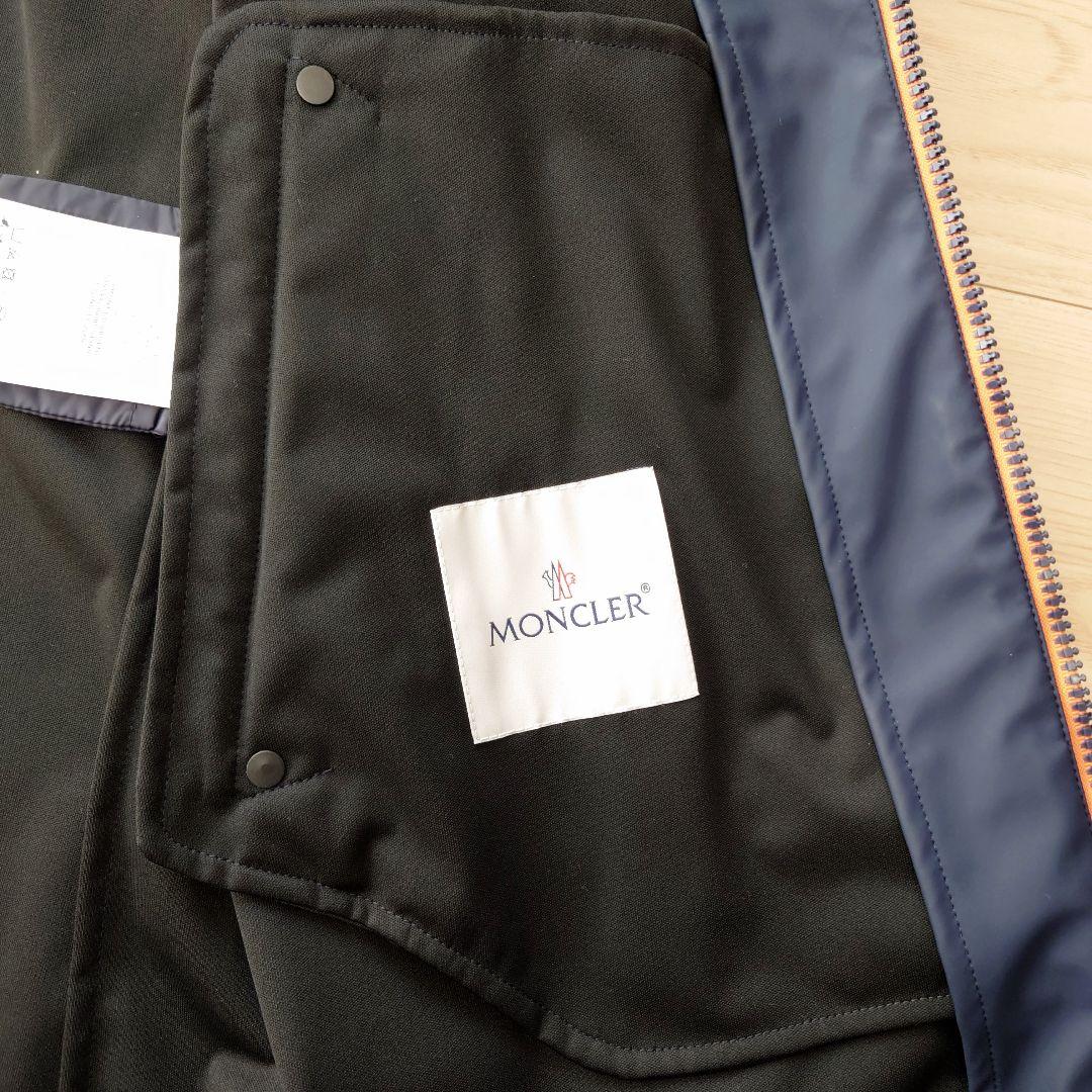 【未使用】MONCLER　フーディ スプリングコート　LORMONT　ネイビー