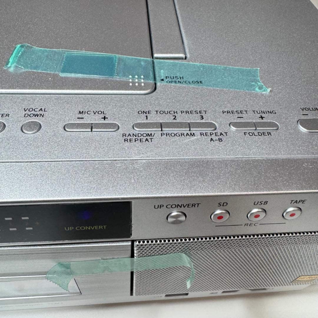 【未使用に近い】TOSHIBA CDラジカセ Aurex TY-AK2