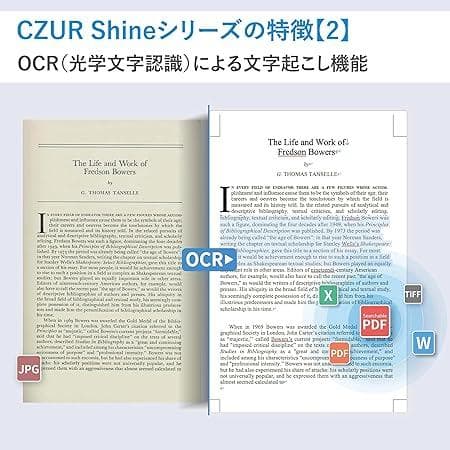 ✨ CZUR ドキュメントスキャナー（Shine 1300万画素／A3対応） ✨