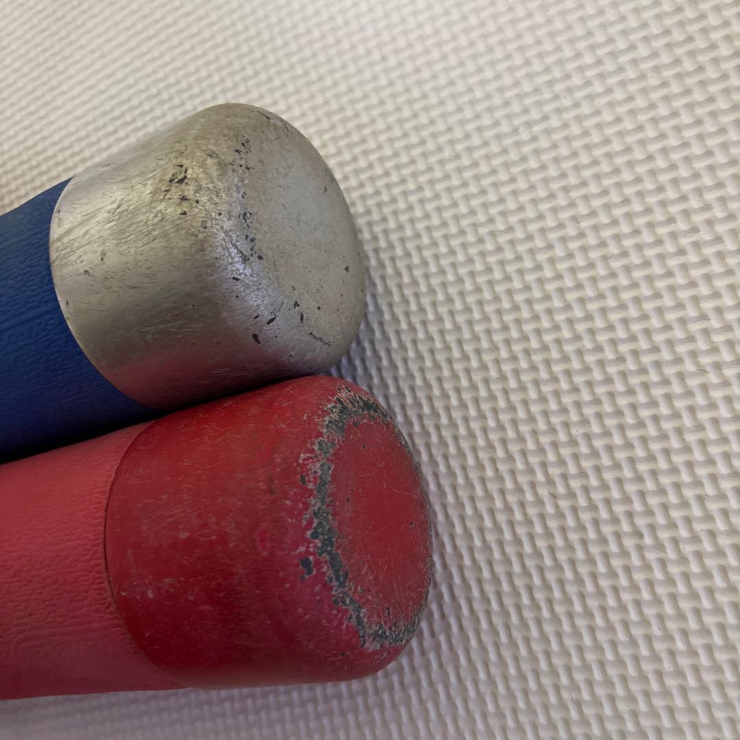 軟式バット 2本セット 青 赤　ビヨンド