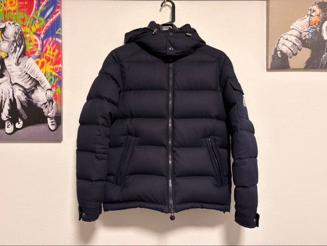 お値下げ依頼　【美品】MONCLER モンジュネーブル　ネイビー