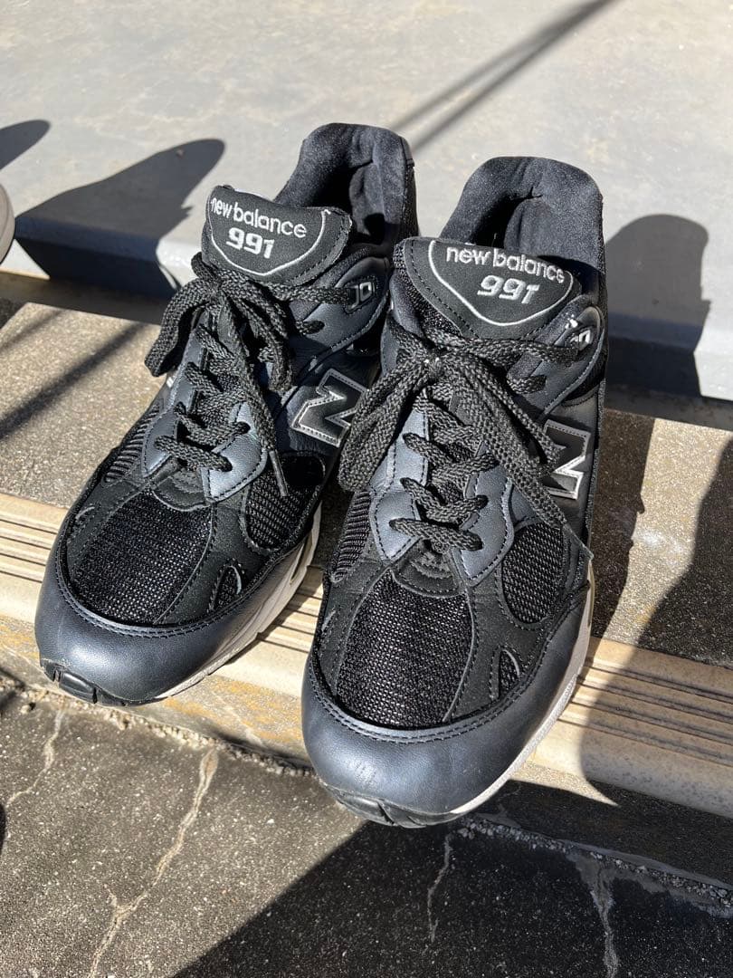 new balance 991MET UK ブラック 10 D