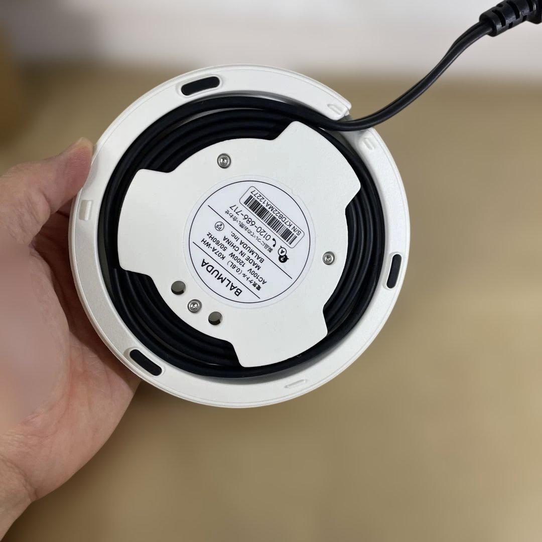 極美品　BALMUDA バルミューダ　電気ケトル ホワイト