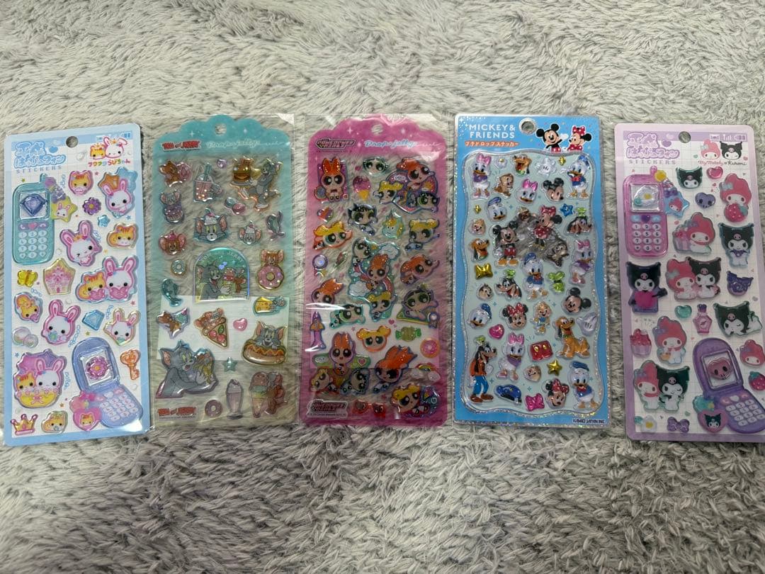 ボンボンドロップシール　プチドロ　はっぴーふぉん等　正規品　ディズニー　ミニオン