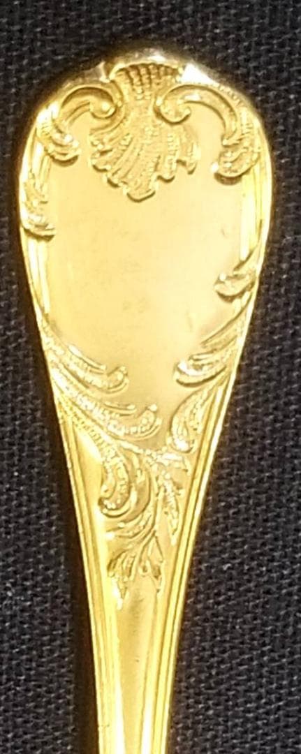 ※6本セット!!クリストフル マルリー 24金 モカ スプーン デミタス