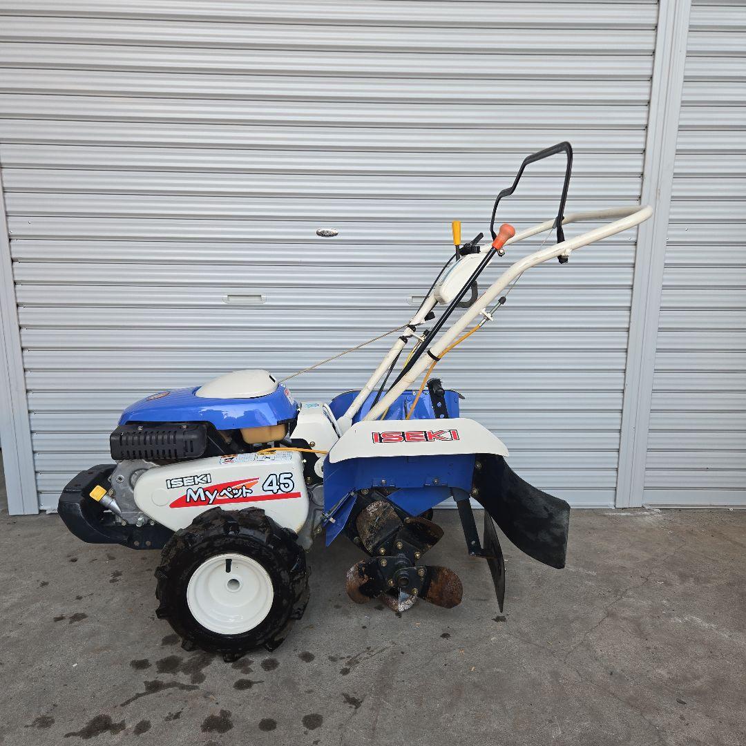愛知発　ISEKI Myペット 45 耕運機　車庫保管　美品　すぐ使えます。
