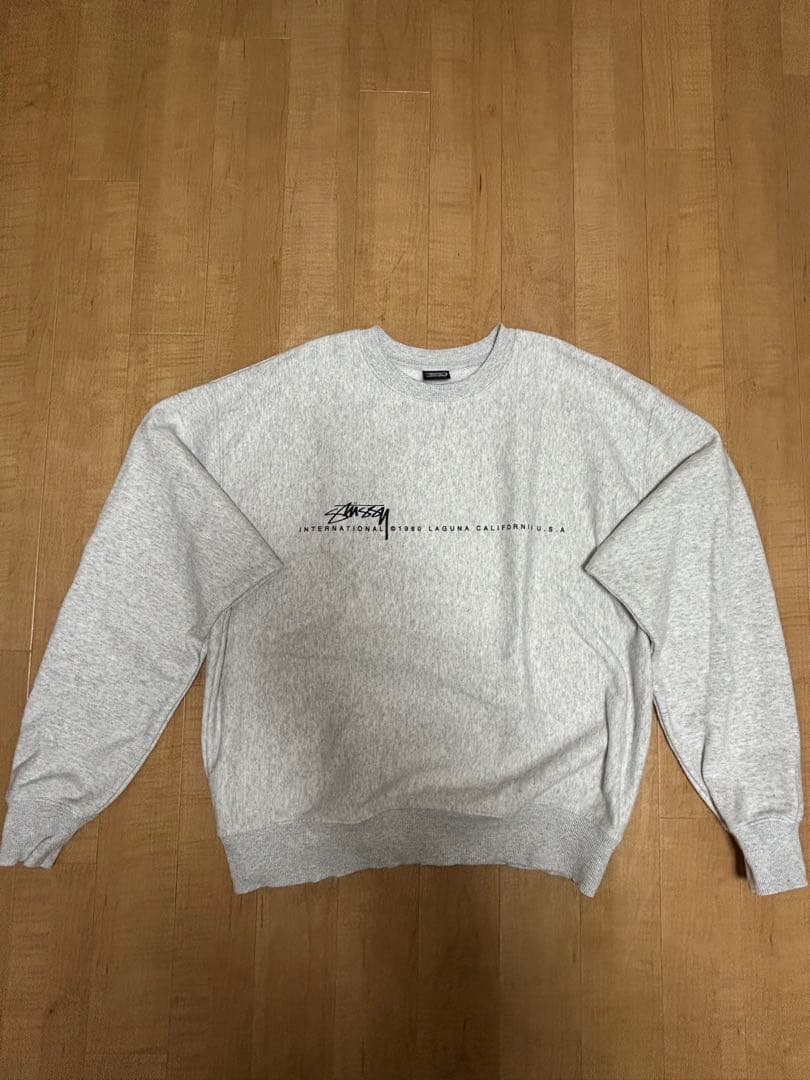 Stussy グレー L トレーナー