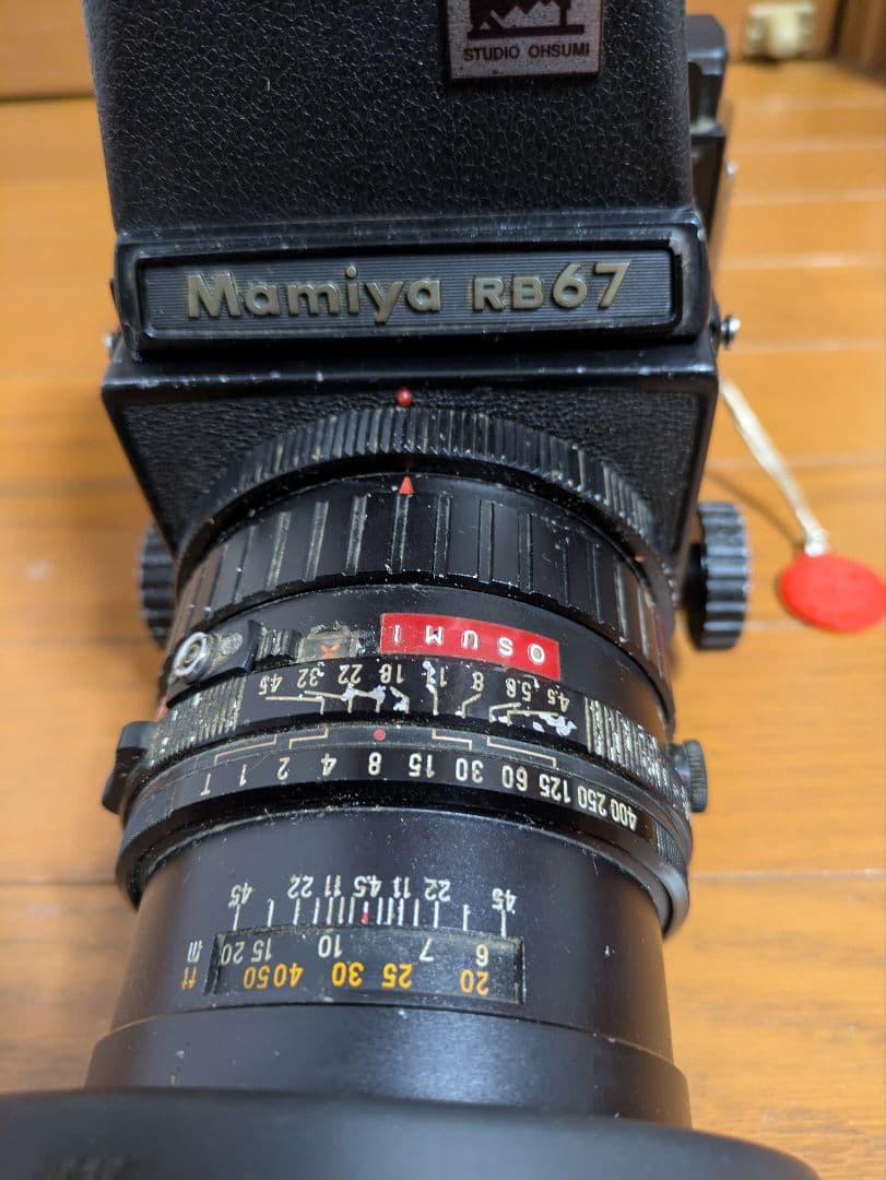 %　レトロ　Mamiya RB67 中判フィルムカメラ 90mmレンズ