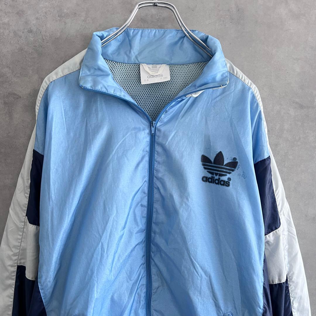 80s ヴィンテージold adidas アディダス ナイロンジャケット XL