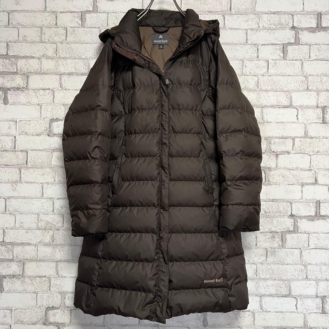 【タク様】mont-bell モンベル トラベルダウンロングコート フード