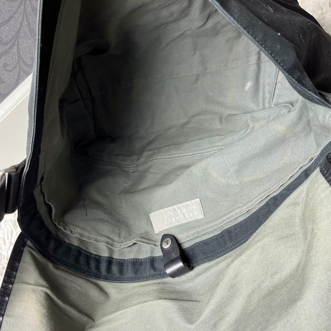 【美品✨】マーガレットハウエル ポーター コラボ メッセンジャーバッグ 黒