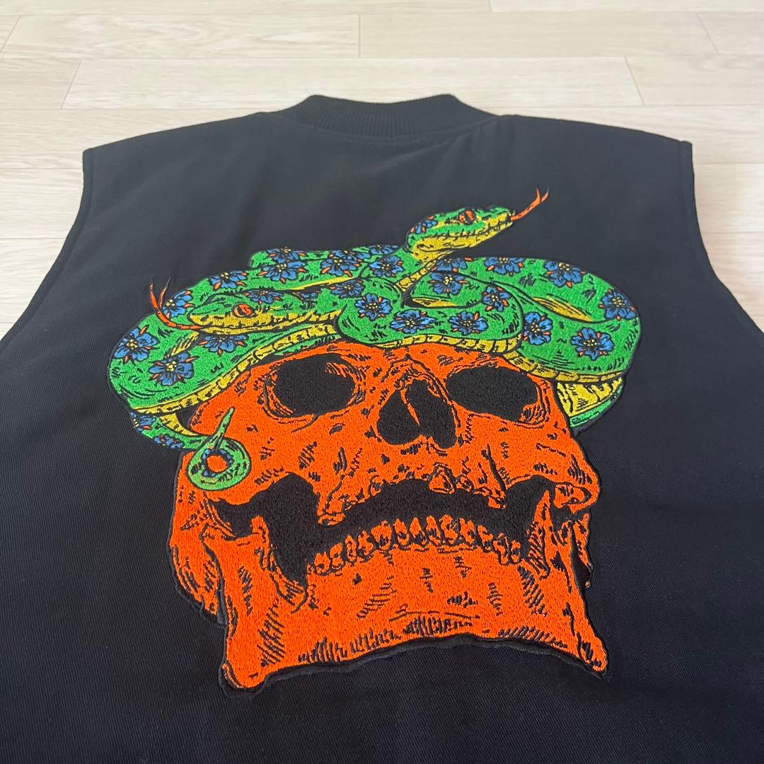 【未使用タグ付き】VANS × HIROTTON コラボ 刺繍ベスト Mサイズ