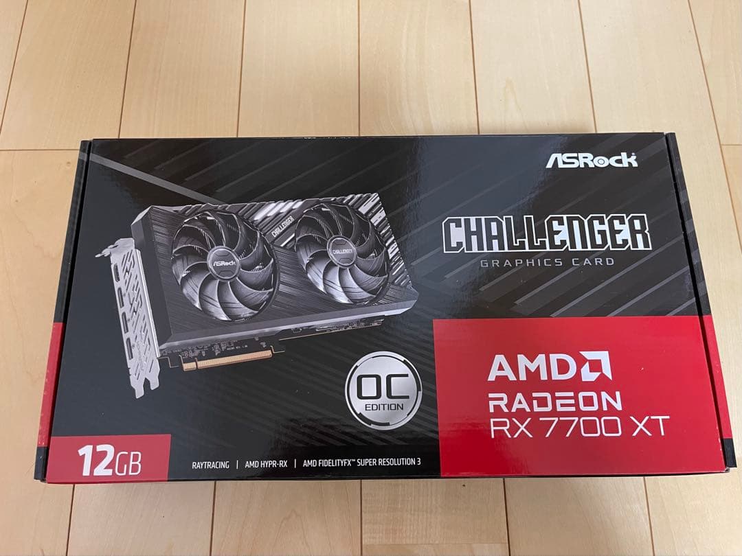 グラフィックボード・グラボ・ビデオカード ASRock Radeon RX 7700 XT Challenger 12GB