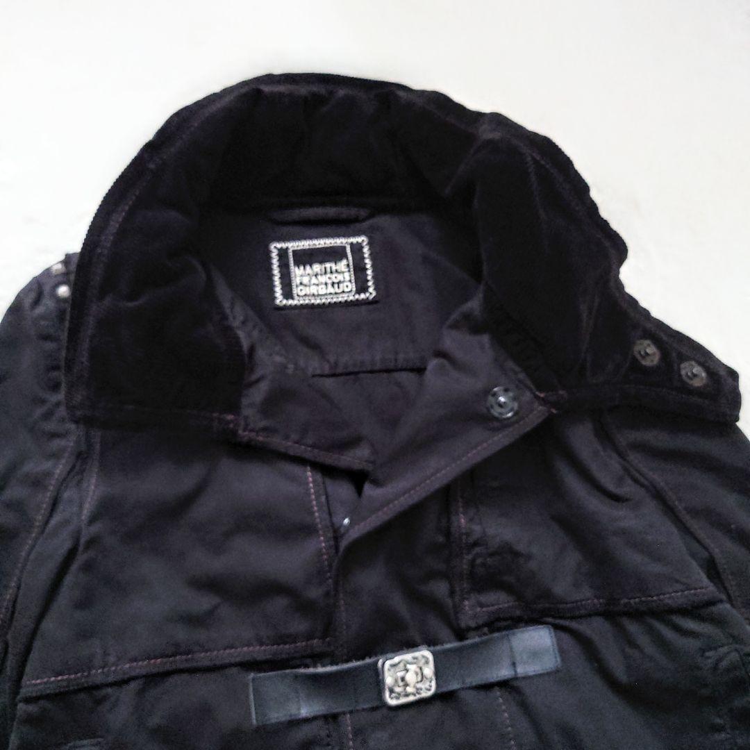 極希少 MARITHE FRANCOIS GIRBAUD スタッズ ロングコート