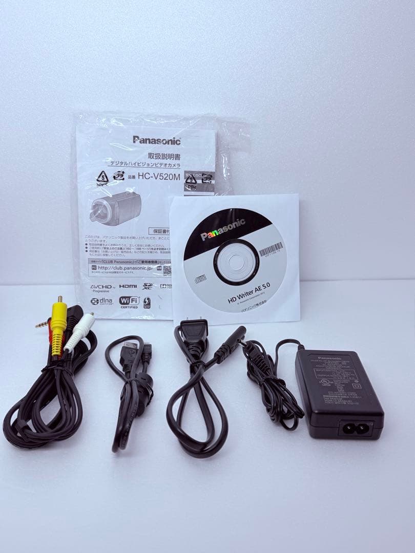 Panasonic HC-V520M ピンク 付属品多 ポーチ付